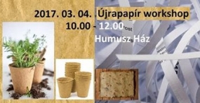 Újrapapír workshop