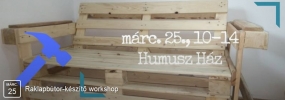 Raklapbútor-készítő workshop