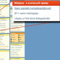 Szelektív hulladékgyűjtés a Startlap.hu kezdőoldalon