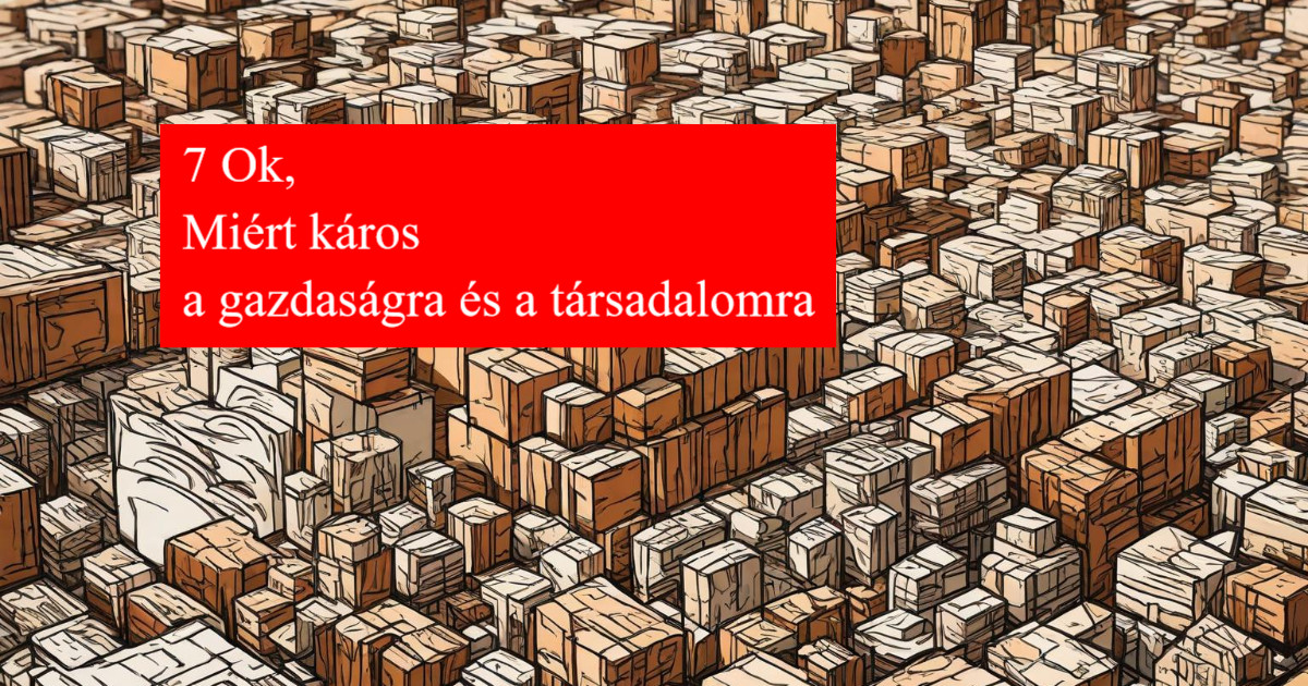7 Ok, Miért káros a gazdaságra és a társadalomra