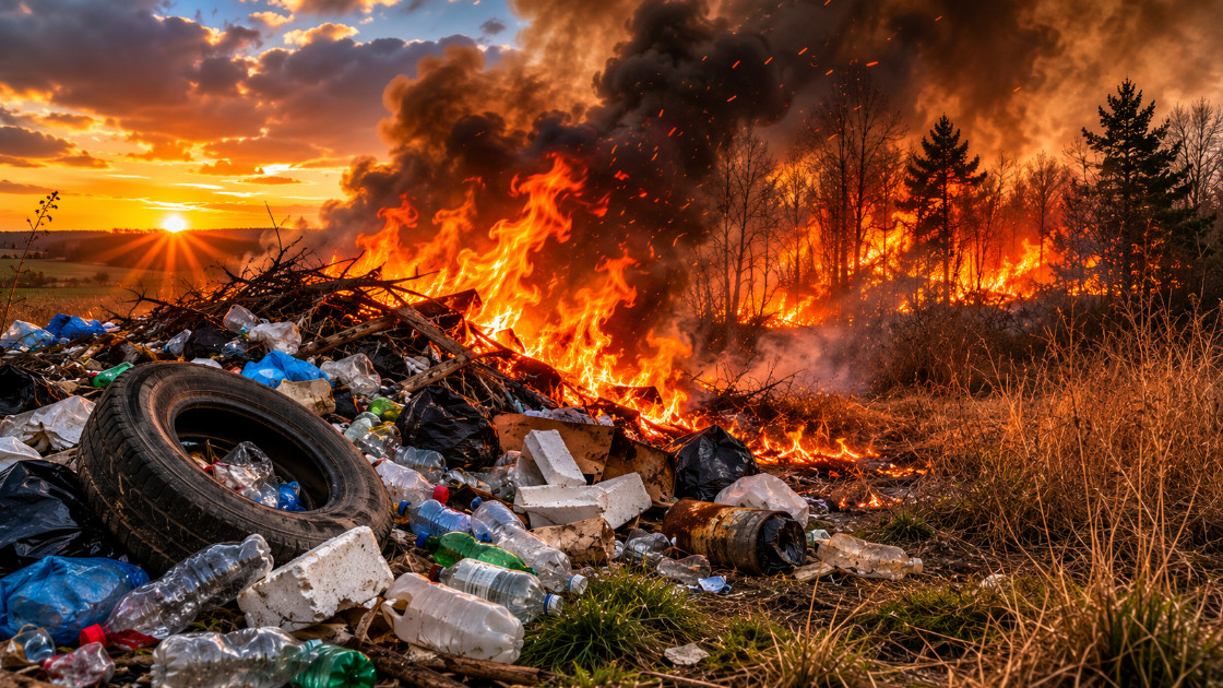 Amikor a tűz gyorsabb, mint a segítség - Szemétkupacból bozóttűz