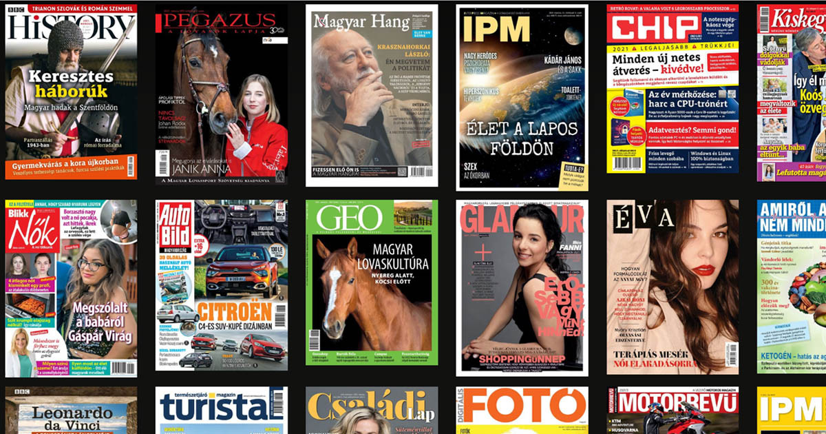 Egy lap áráért 68 friss magazint adunk!