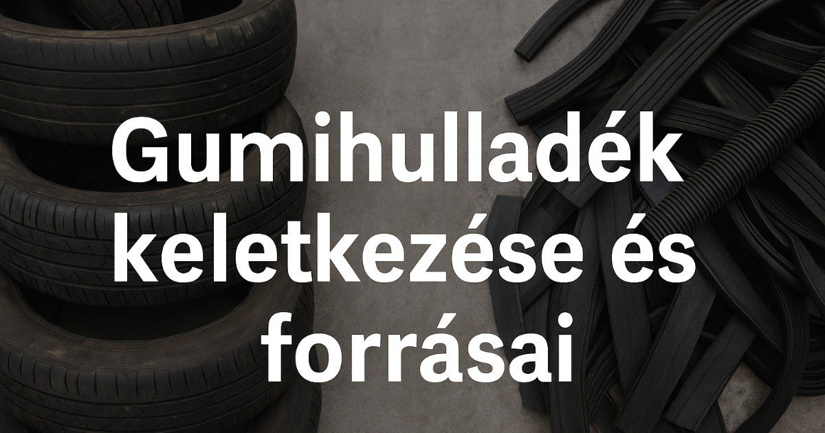 Gumihulladék Magyarországon 2025