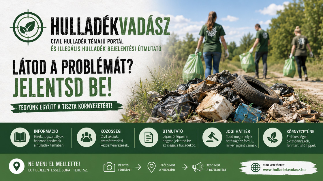 Hulladékvadász - Civil összefogás az illegális hulladék ellen