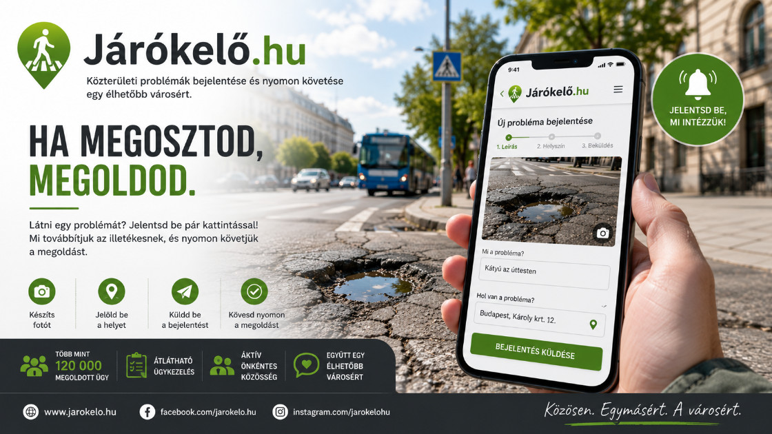 Járókelő.hu - Ha megosztod, megoldod