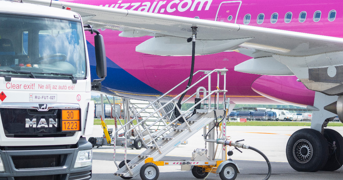 Januártól fenntartható repülőgép-üzemanyag Budapesten