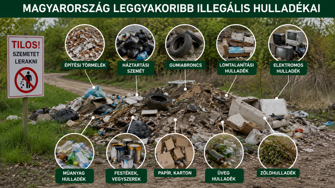 Magyarország leggyakoribb illegális hulladékai
