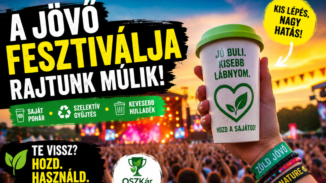 Saját pohárral a koncertre? A jövő fesztiválja talán már így néz ki
