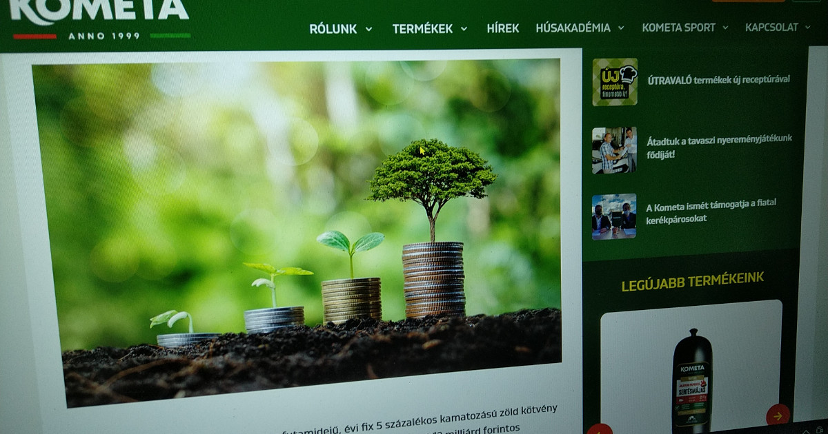 Zöldkötvényt bocsátott ki a Kometa